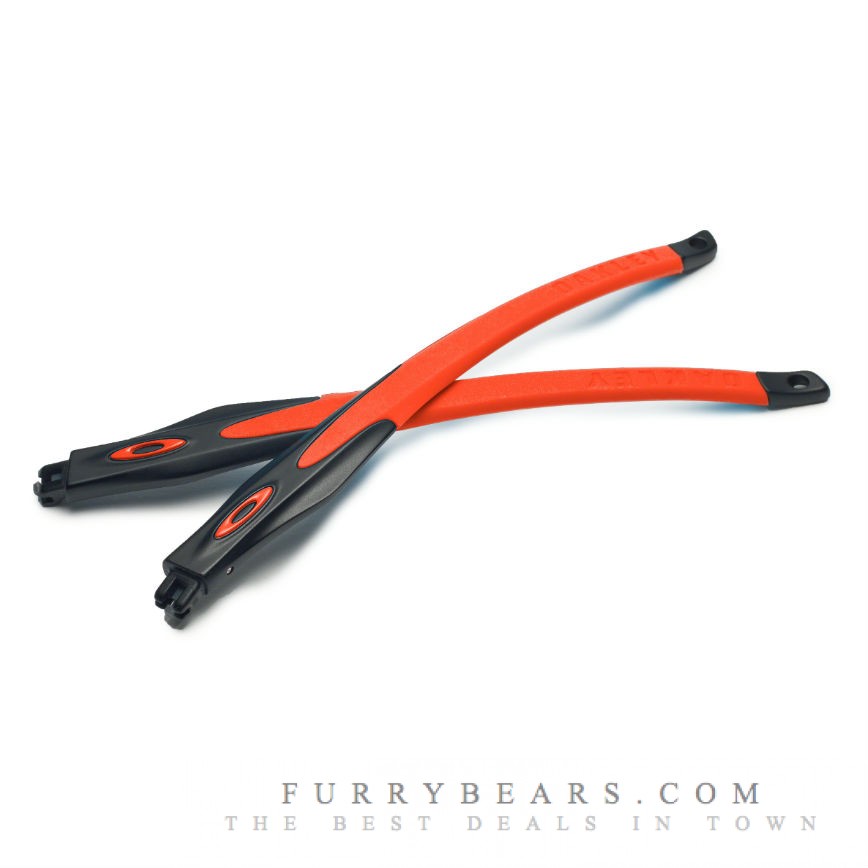 Orange Satin Black Crosslink Temple