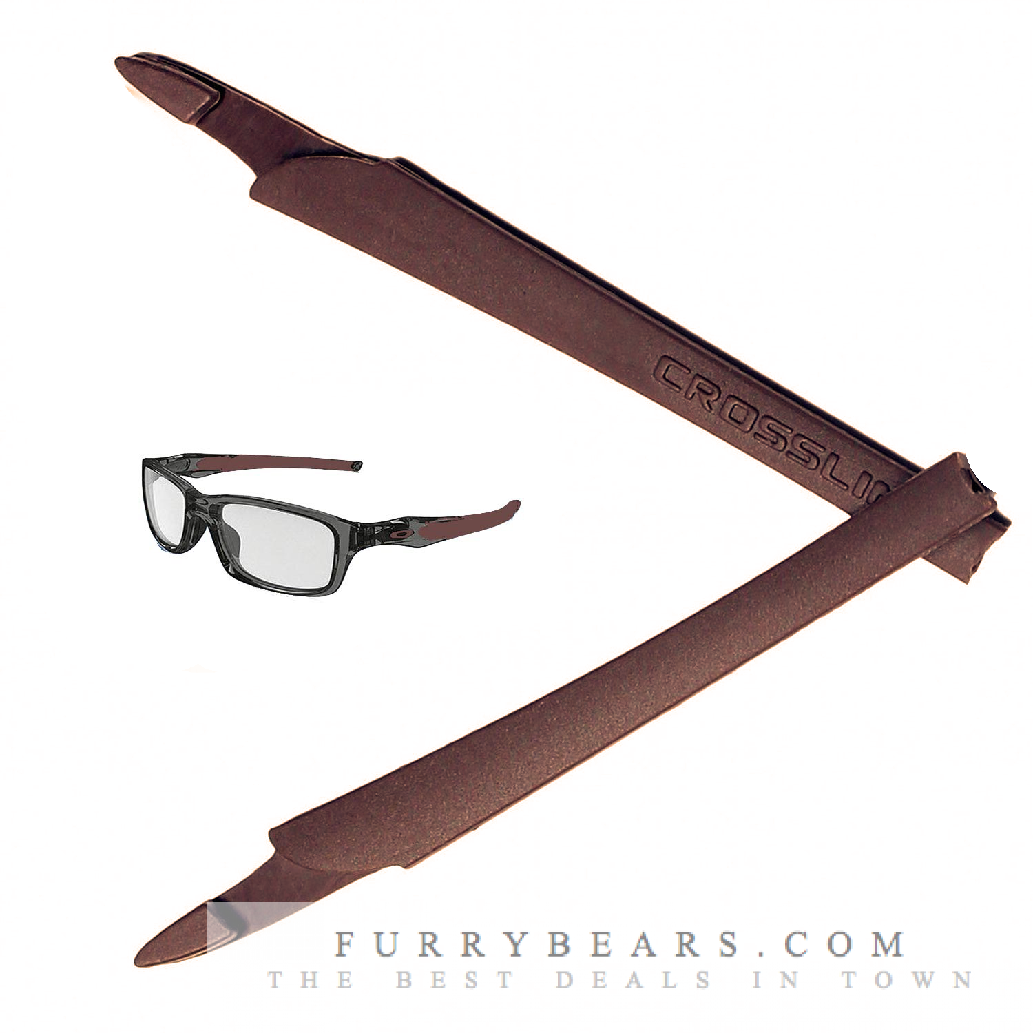 Maroon Crosslink ear sock v2