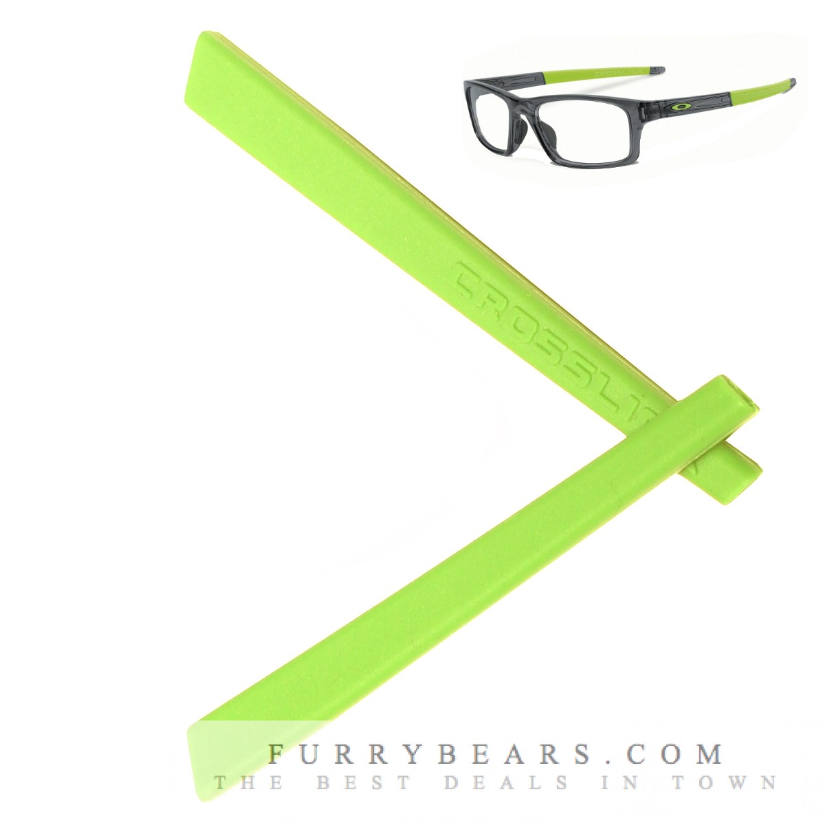 Crosslink lime green pitch ear sock